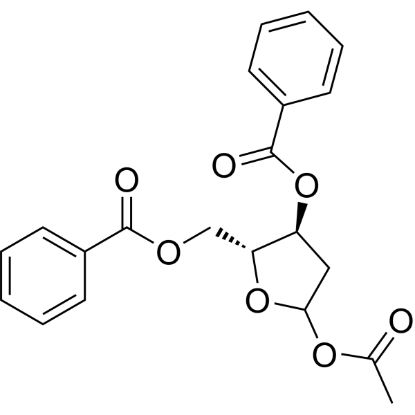 1-Acetyl-2-deoxy-3,5-di-O-benzoylribofuranose 51255-12-0